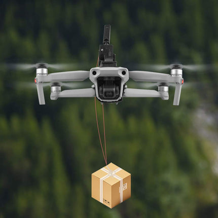 Akemaio Airdrop gaisa pilināšanas sistēma, kas ir saderīga ar GD91 Pro dronu, makšķerēšanas ēsmu, kāzu gredzenu, dāvanu vēstuli, glābšanas metēja piegādi