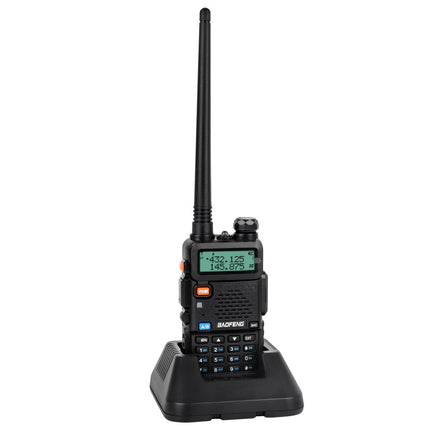 RKK rācija bez licences PMR446 16 kanālu rācija, radio diapazons 1-5 km, CTCSS/DCS rācija ar uzlādes staciju un austiņām (2 gab.)