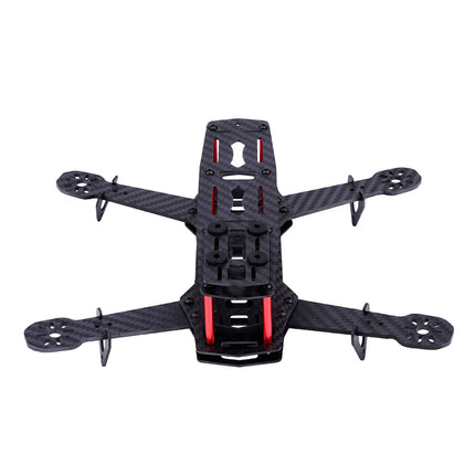 Drona rāmja komplekts ar skrūvēm, 2 veidu X-Structure 250MM kvadrokoptera drona rāmja komplekts RC aksesuārs QAV250 FPV sacīkšu dronam/mini 4 asu FPV dronam (oglekļa šķiedra)