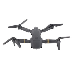 WIFI drons, E58, salokāma 4K aerokamera, tālvadības kvadrokopters, 3,7 V, 600 mAh litija jonu akumulators, tālvadības kvadrokoptera dubultā kamera ar LED apkārtgaismu, dāvanu izvēle zēniem un meitenēm
