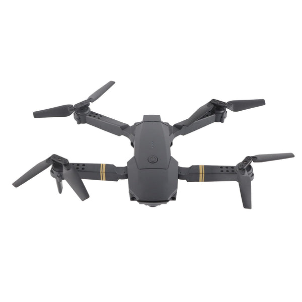 WIFI drons, E58, salokāma 4K aerokamera, tālvadības kvadrokopters, 3,7 V, 600 mAh litija jonu akumulators, tālvadības kvadrokoptera dubultā kamera ar LED apkārtgaismu, dāvanu izvēle zēniem un meitenēm