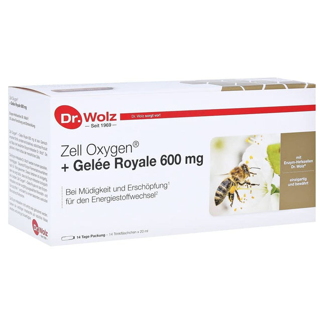 ZELL OXYGEN + Bišu peru pieniņa 600 mg dzeramās ampulas 14x20 ml