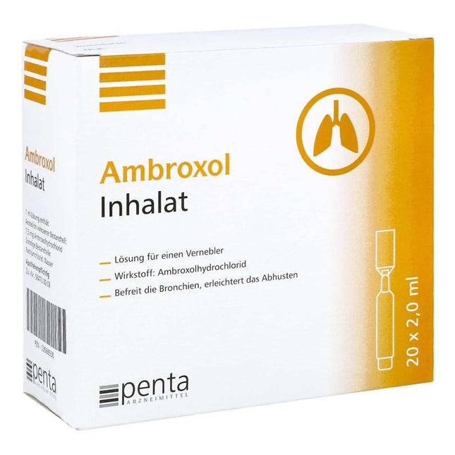 AMBROXOL Inhalācijas šķīdums inhalācijām 20X2 ml
