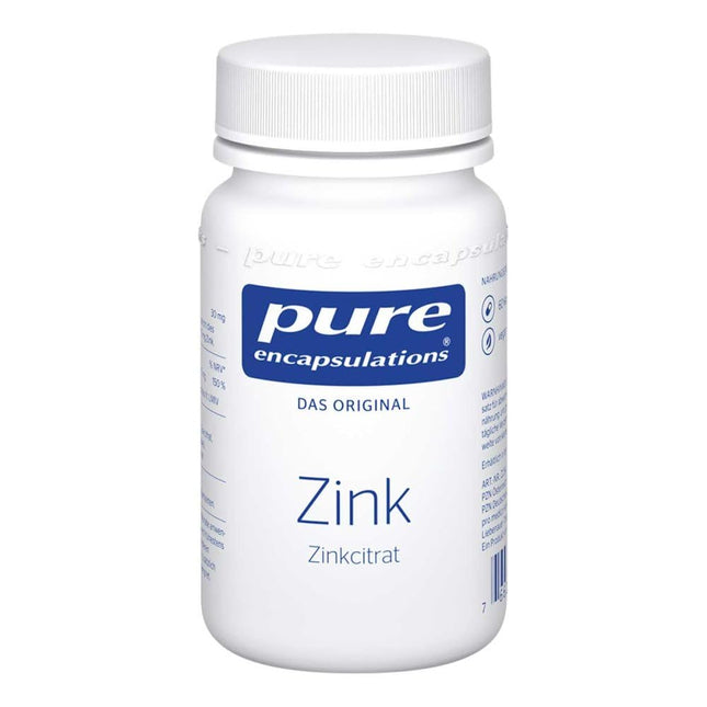 Pure Encapsulations cinka (cinka citrāts) 60 kapsulas