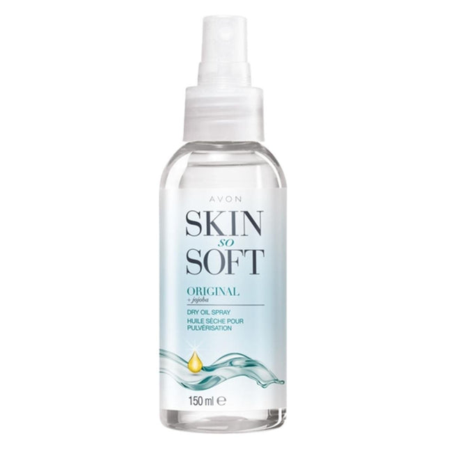 Avon Skin So Soft sausās eļļas ķermeņa aerosols pret blusām 150 ml