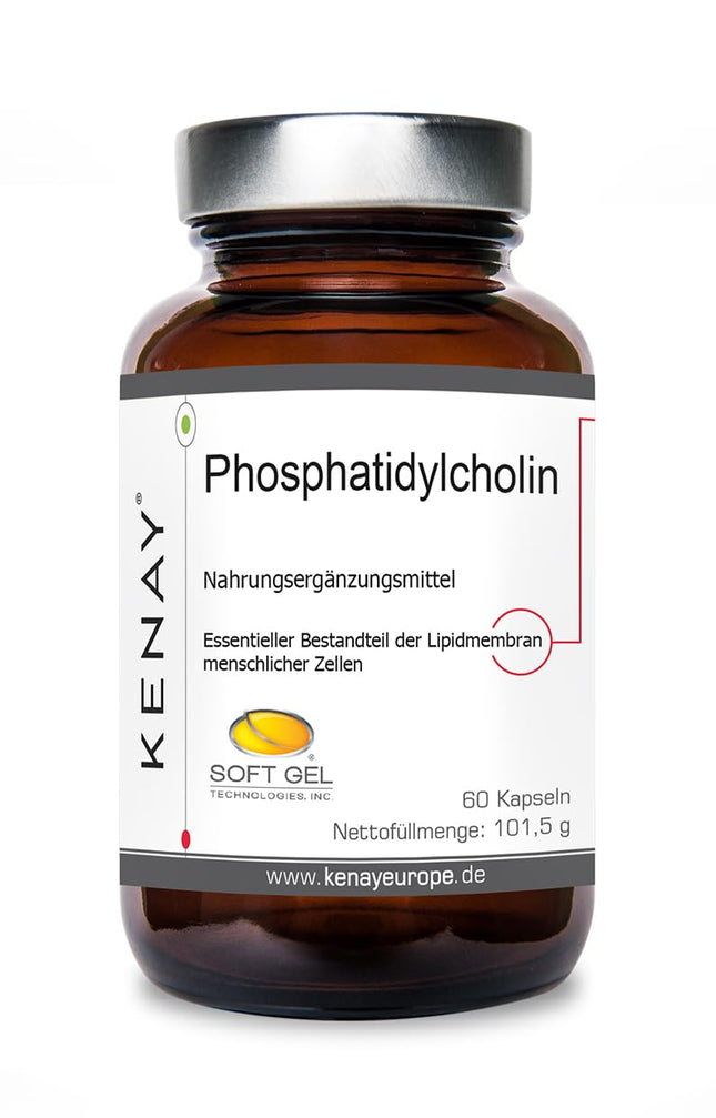 KENAY EUROPE | Fosfatidilholīns | 385 mg 60 kapsulas | Uztura bagātinātāji | KENAY®