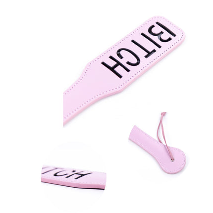 Paddle Sex SM, ādas airēšanas pātaga, erotiska, BDSM pātaga, seksa rotaļlietu airēšana pāriem (rozā)