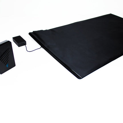 Pratoline bezvadu trauksmes paklājiņš - aprūpes palīglīdzeklis - ar vibrācijas uztvērēju - 70 cm x 40 cm - demences kritienu novēršana - klaiņošanas aizsardzība
