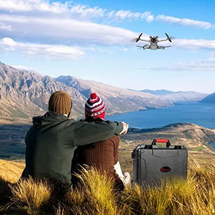 Smatree 10,2 litru ūdensnecaurlaidīgs, biezs, ciets futrālis DJI Mini 3 Pro, DJI Mini 4 Pro un RC akumulatora piederumiem (drons un piederumi nav iekļauti)