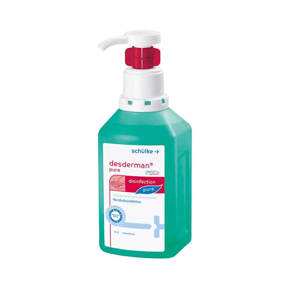 3x 500 ml Schülke Desderman Hyclick roku dezinfekcijas līdzeklis