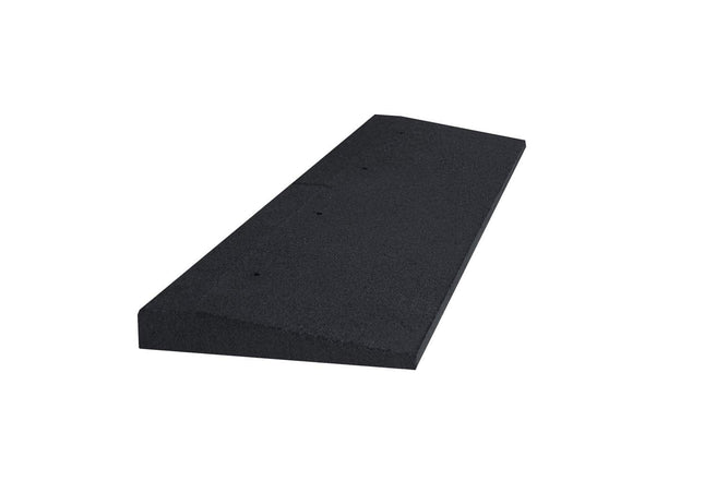 Gumijas rampa, 30 mm augsta sliekšņa rampa, apmales rampa, pārbraucamā rampa (melna)
