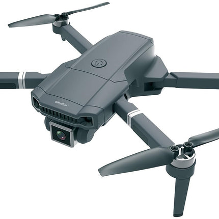 Simulus kvadrokopters: salokāms Wi-Fi drons ar bezkontaktu motoru, interaktīvu. 4K tiešraides skata kamera (drons ar HD kameru, tālvadības drons, helikopters)