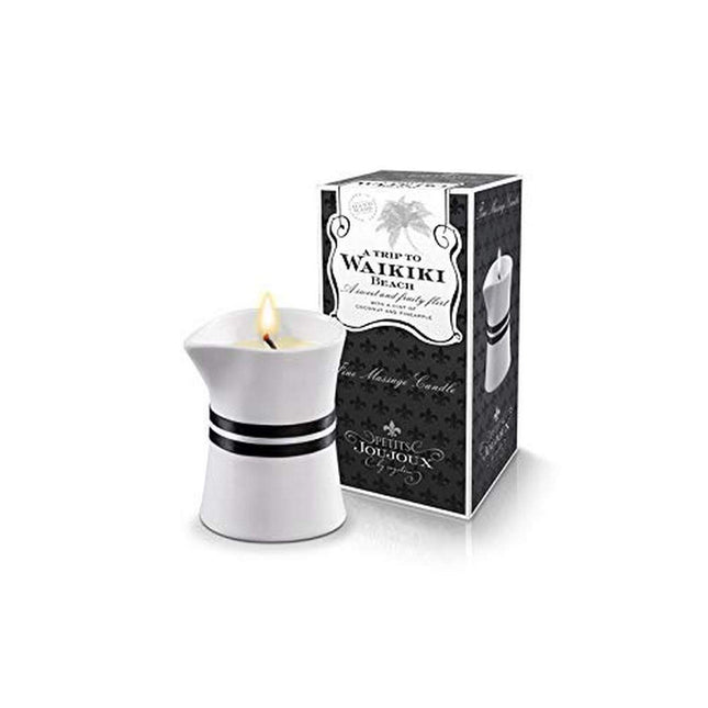 Petits Joujoux smalka masāžas svece - Vaikiki pludmale - 120g, 1 gab.
