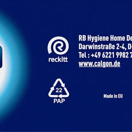 Calgon 4-in-1 Power Tabs – Ūdens mīkstinātājs pret kaļķakmeni, netīrumiem un koroziju veļas mašīnā – Novērš nepatīkamas smakas – 1 x 47 tabletes