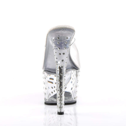 Pleaser STARDUST-701, sieviešu platformas sandales, caurspīdīgas (caurspīdīgas (Clr/Clr)), 39 EU (6 sieviešu UK)
