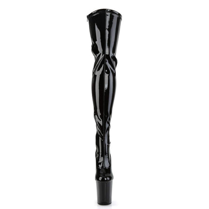 Pleaser FLAMINGO-3063 melna str Pat/melna UK 4 (EU 37)