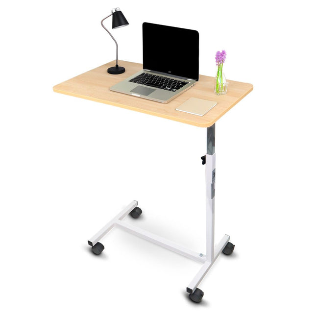 Mobiclinic, Gultas vai dīvāna sānu galdiņš pieaugušajiem un cilvēkiem ar invaliditāti, Ar riteņiem, Viegls, Pārnēsājams, Regulējams augstumā, Regulējams, Kafijas galdiņš
