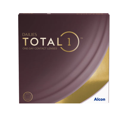 Dailies Total 1 mīkstās dienas lēcas | 90 gabali | BC 8,5 mm | DIAMETRS 14,1 mm | -02,50 dioptrijas