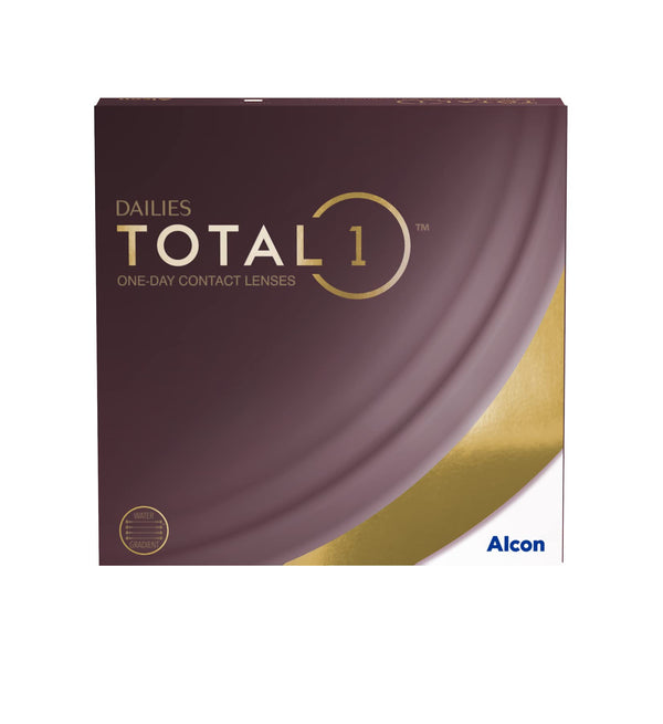 Dailies Total 1 mīkstās dienas lēcas | 90 gabali | BC 8,5 mm | DIAMETRS 14,1 mm | -02,50 dioptrijas