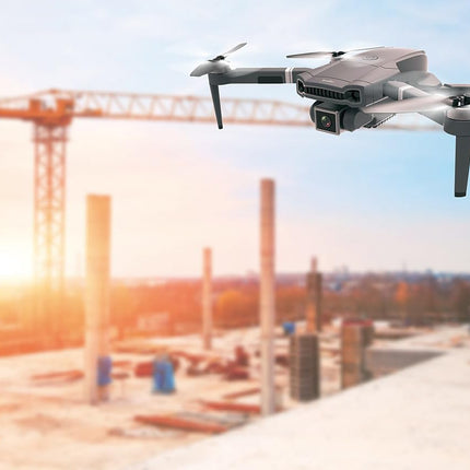 Simulus kvadrokopters: salokāms Wi-Fi drons ar bezkontaktu motoru, interaktīvu. 4K tiešraides skata kamera (drons ar HD kameru, tālvadības drons, helikopters)