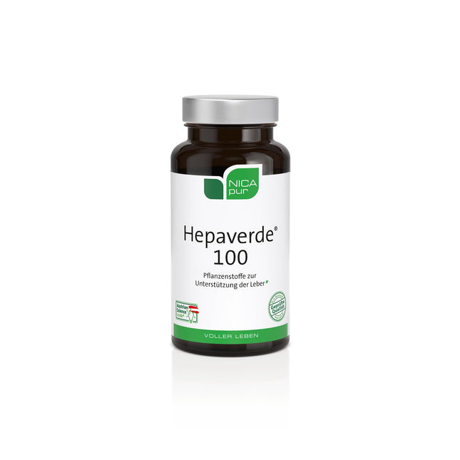 nicapur® Hepaverde® 100 I Ar piena dadzi un artišoku aknu atbalstam | Plus saulespuķu lecitīns