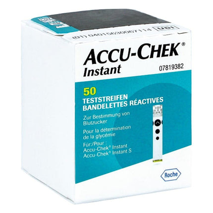 ACCU CHEK tūlītējās testa strēmeles