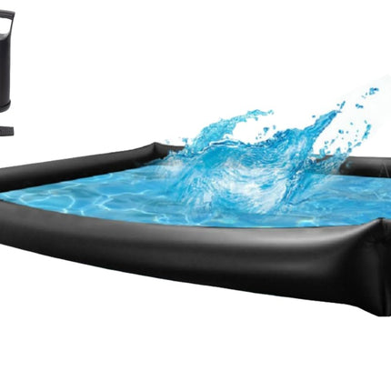 Losjona peldbaseina ūdensizturīga piepūšamā gulta ar gaisa palagiem, baseina SM verdzība, PVC palags, izsmidzināšanas eļļa, spa masāža (189 cm * 161 cm)