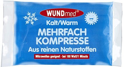 Wundmed atkārtoti lietojamās aukstās/siltās kompreses, 10 gabali, 8,5 x 13 cm, termokomprese, termokompreses, termokomprese, balta, moderna, iepakojums