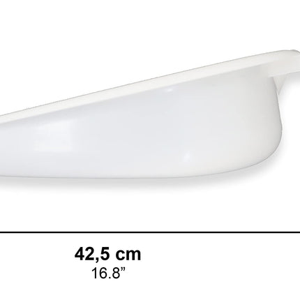 PEPE Mobility - Gultas panna pieaugušajiem, plastmasas, naktspods gultai, pisuāri vīriešiem, sievietēm, vecāka gadagājuma cilvēkiem, gultas panna pieaugušajiem