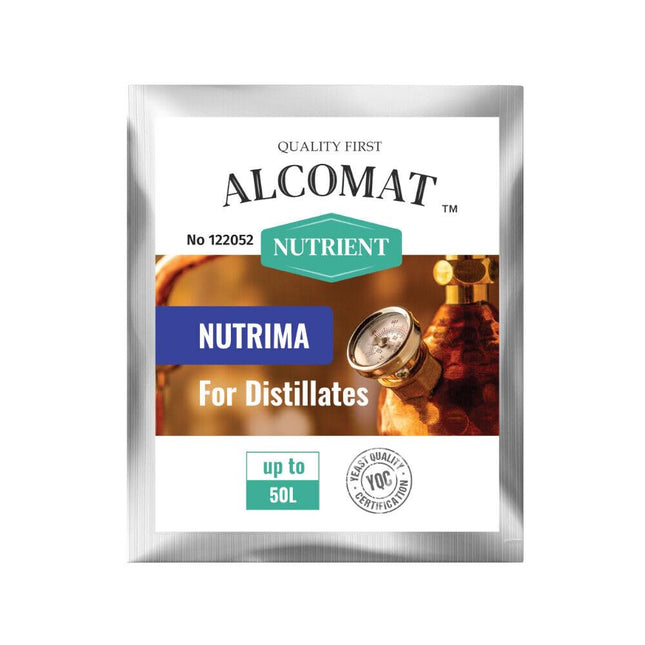 Alcomat NUTRIMA Distillers Nutrient Yeast – Barības vielām bagāts fermentācijas raugs ātrai un efektīvai alkohola fermentācijai, optimizēts ar tiamīnu – Lieliski piemērots destilācijai, 1x* 10g, uz 25-30 litriem