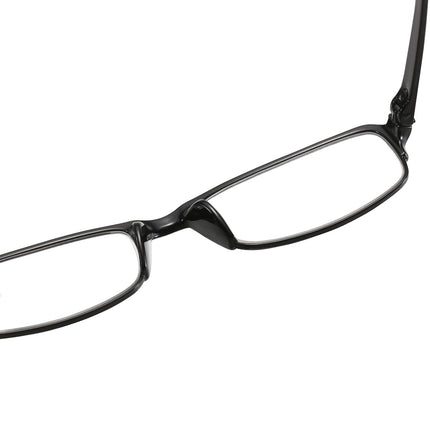 NRDIK PROFLEX vieglās (3 gab. iepakojumā) elastīgās lasāmbrilles - triecienizturīgas, skrāpējumu izturīgas, lokāmas, neslīdošas, unisex (vīriešiem + sievietēm), pieejamas (ovālas, melnas, 2.0)