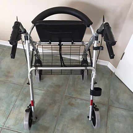 Trendmobil vieglais rollators LR 56 tikai 6,7 kg rollators, ieskaitot grozu un nūjas turētāju - pret caurduršanu izturīgas PU riepas