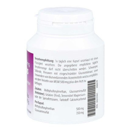 MSM 500 mg plus kapsulas