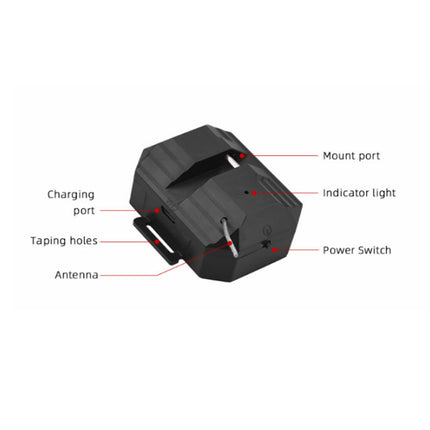 Focket 164 pēdu dronu desantēšanas sistēma, 2,4G dronu klipša tālvadības objektu palaidējs, iztur līdz 1,65 mārciņām universāla dronu metēja tālvadības dozatora piegādes komplekta dronu desantēšanas atbrīvošanai