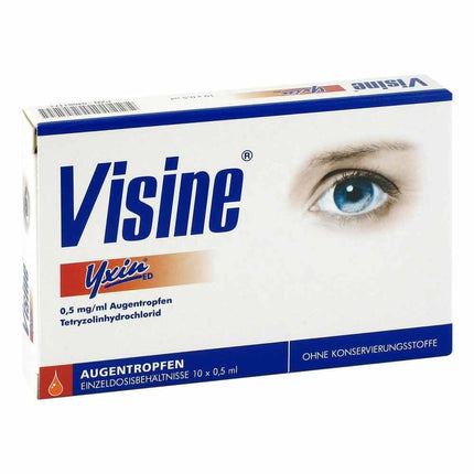 VISINE Yxin ED vienreizējās devas pipetes 10 x 0,5 ml