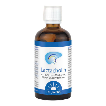 Dr. Jacob's Lactacholin 100 ml I vielmaiņai, aknu un nervu darbībai¹ I augļu saldums I ar holīnu I bez cukura I 66 porcijas
