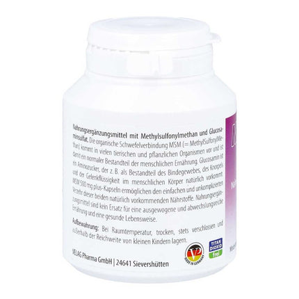 MSM 500 mg plus kapsulas