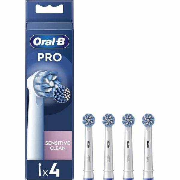 Oral-B Pro Sensitive Clean elektriskajām zobu birstēm paredzētās birstes galviņas, 4 gab.