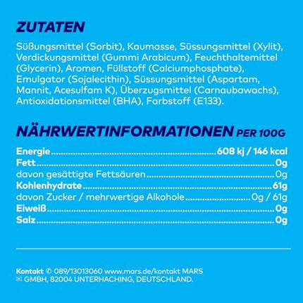 Extra Professional košļājamā gumija, svaiga zaļā piparmētra, 50 dražejas