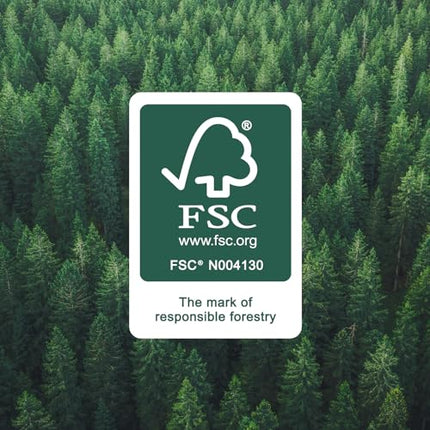 Amazon tualetes papīrs, 3 slāņu stepēts, samtaini mīksts, 36 ruļļi (9 ruļļi, 4 iepakojums), 200 loksnes rullī, FSC sertificēts