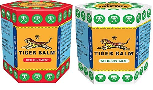 YEPPLO X Tiger Balm 21g Tiger Balm ziede balti sarkana