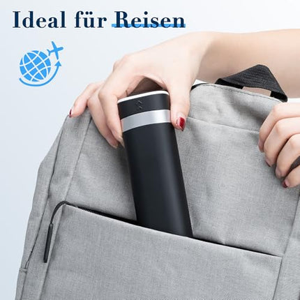 7 dienu tablešu kastīte, Betife BPA nesaturoša ikdienas tablešu kastīte, nedēļas ceļojumu zāļu kastīte, vitamīnu, medikamentu, tablešu kastīte, tablešu organizators lietošanai ceļā (melns)