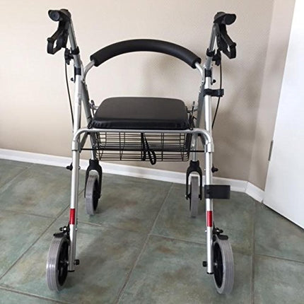 Trendmobil vieglais rollators LR 56 tikai 6,7 kg rollators, ieskaitot grozu un nūjas turētāju - pret caurduršanu izturīgas PU riepas