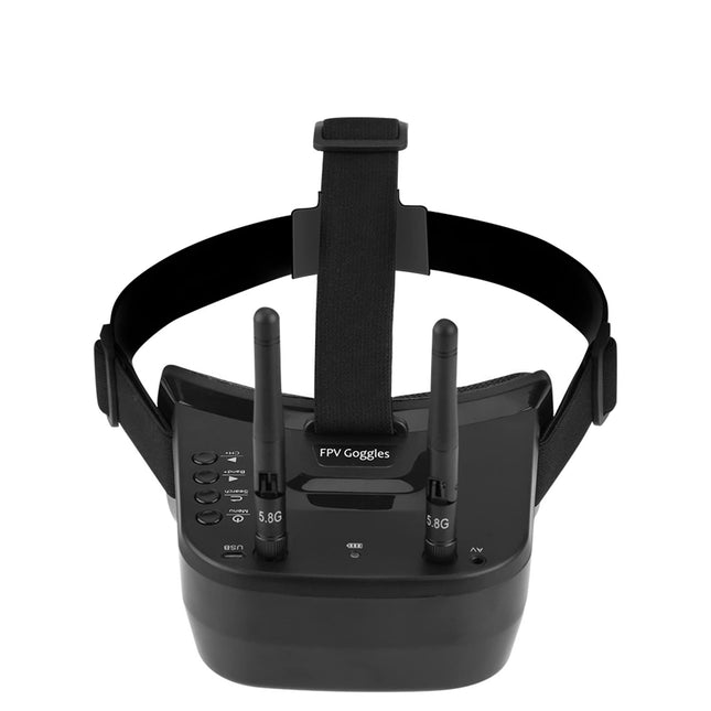 VGEBY FPV aizsargbrilles, 3 collu 480 * 320 displejs 5.8G 40 kanāli Mini FPV aizsargbrilles Iebūvēts 3.7V 1200mAh akumulators FPV dronam kvadrokopteram