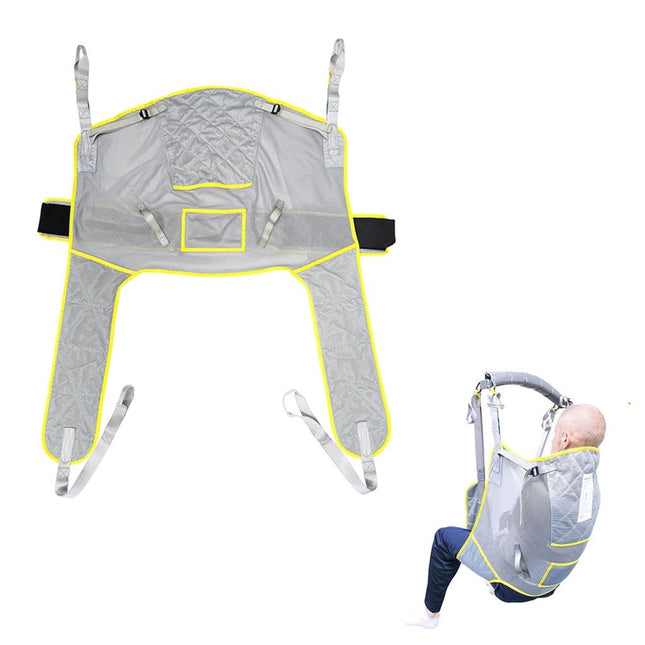 Mierty pacientu pacelšanas slings, kāpņu slīdkalniņa pārvietošanas josta, pacientu pacelšanas kāpņu dēlis, sieta tualetes slings