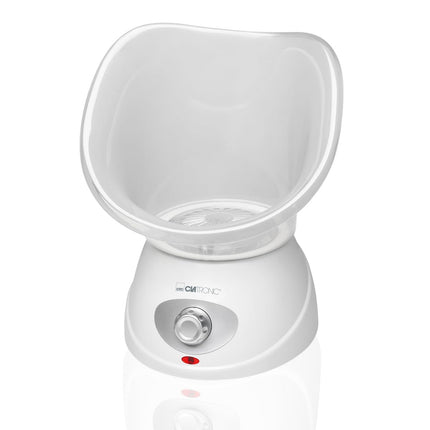 Clatronic® 2in1 sejas sauna un inhalācijas ierīce | Sejas tvaicētājs, ieskaitot aroma uzgali un inhalatoru | kosmētiskai sejas kopšanai un inhalācijām | 3 līmeņi tvaika dozēšanai pēc pieprasījuma | GS3656