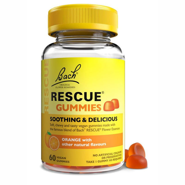 Dentaid Bach Rescue® gumijas lācīši 60 želejkonfektes (apelsīnu)