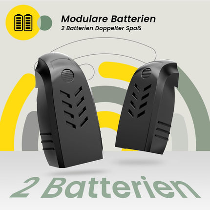 Holy Stone HS420 mini drons ar HD 1080P regulējamu kameru, 2 vadības režīmiem, avārijas apstādināšanu, orbītu, 360° pagriezienu, bezgalvas režīmu, 2 ātrumiem, dāvana iesācējiem bērniem, co