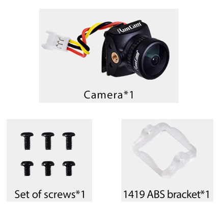RunCam Nano 2 FPV kamera 1/3" 700TVL CMOS FPV kamera 1,8 mm (M8) redzesloks 170° PAL/NTSC Nav pārslēdzams 3,2 g mini darbības kamera RC FPV dronam Tinywhoop Cinewhoop