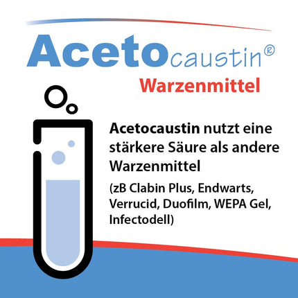 Acetokaustīna šķīdums | Kārpu līdzekļi | Bez sāpēm | Bērni no 4 gadu vecuma | Kārpu ārstēšana rokām un kājām | 2 ml kārpu noņēmējs | Kārpu noņemšana